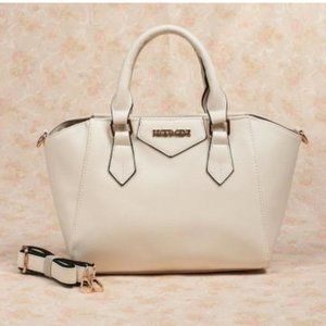 NWT! Becky & Gene Handbag, Medium, Cream
